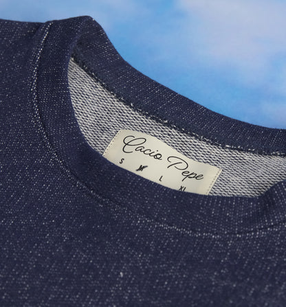 Deadstock Indigo Terry 89 Crew