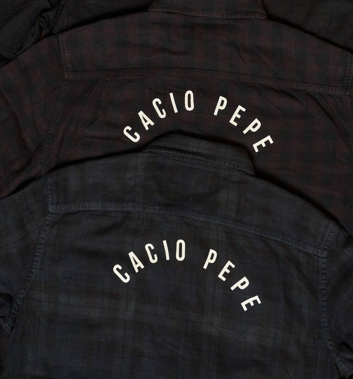 Overdyed Vintage Arch Logo Flannel Black