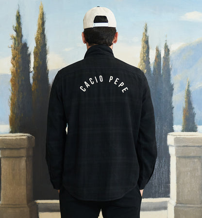 Overdyed Vintage Arch Logo Flannel Black