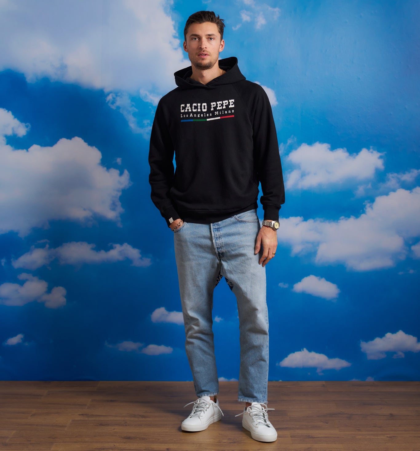 Organic Cotton Go West Hoody Black