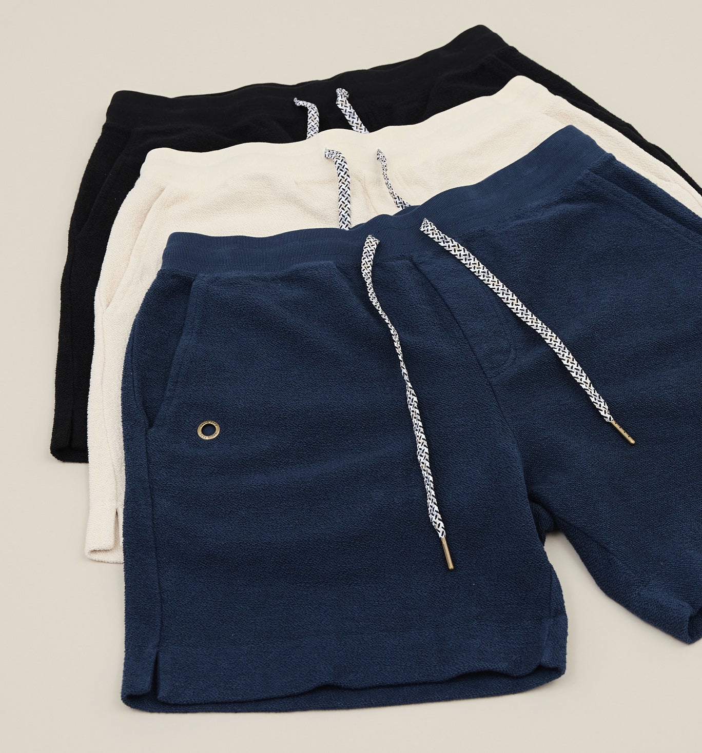 Organic Cotton Reverso Terry Short Marina
