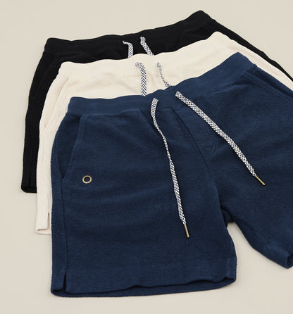 Organic Cotton Reverso Terry Short Marina