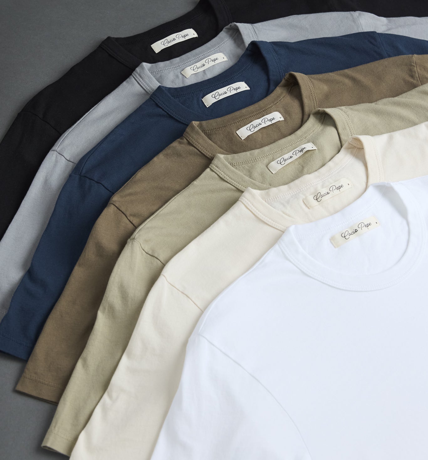 Organic Cotton Camisa Crew Slate