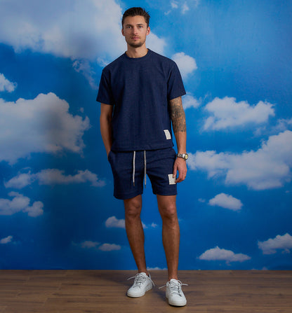 Deadstock Indigo Terry Short