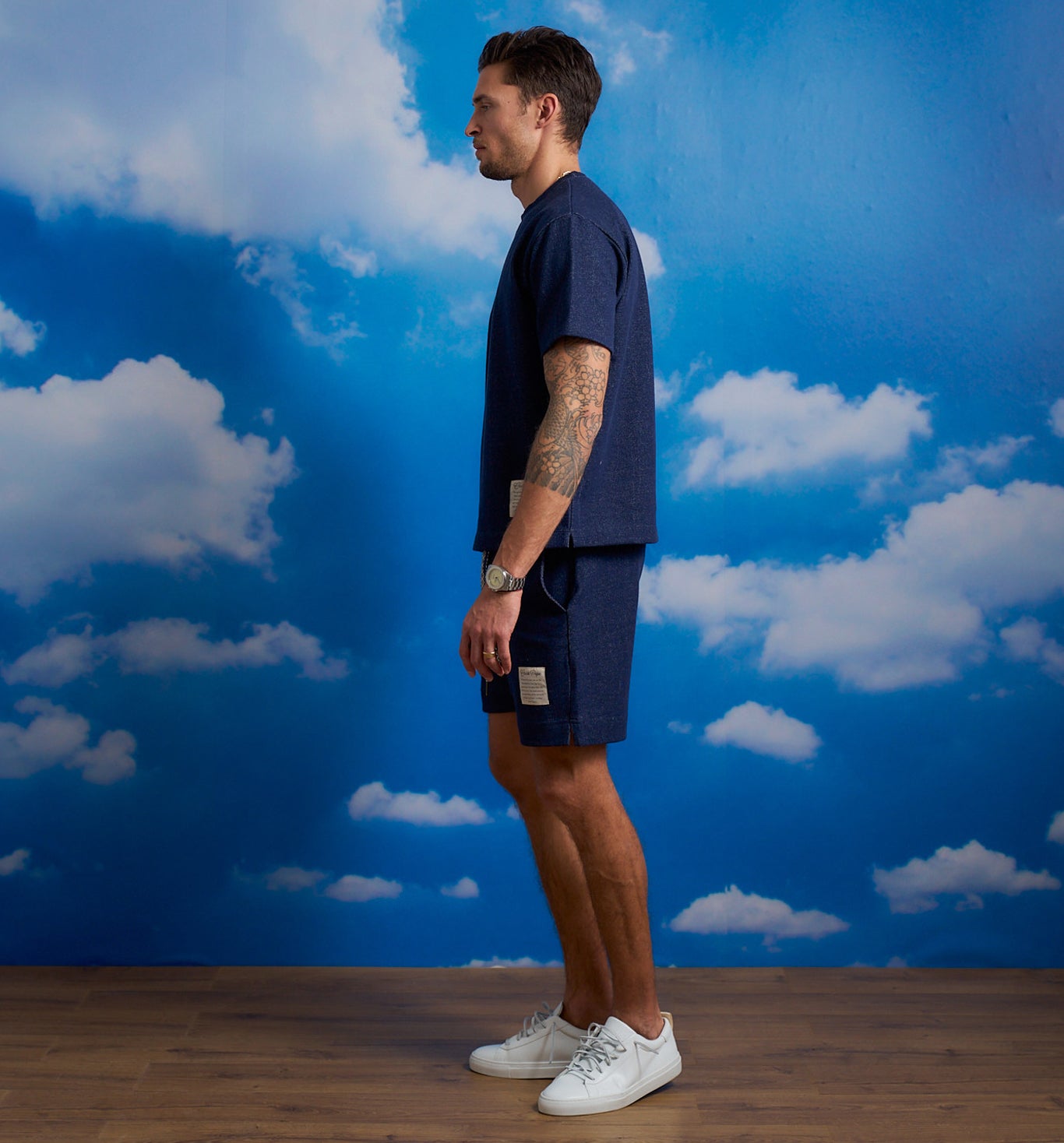 Deadstock Indigo Terry Short