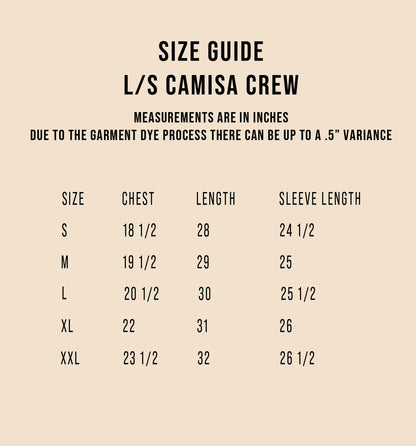 Organic Cotton L/S Camisa Crew Marina