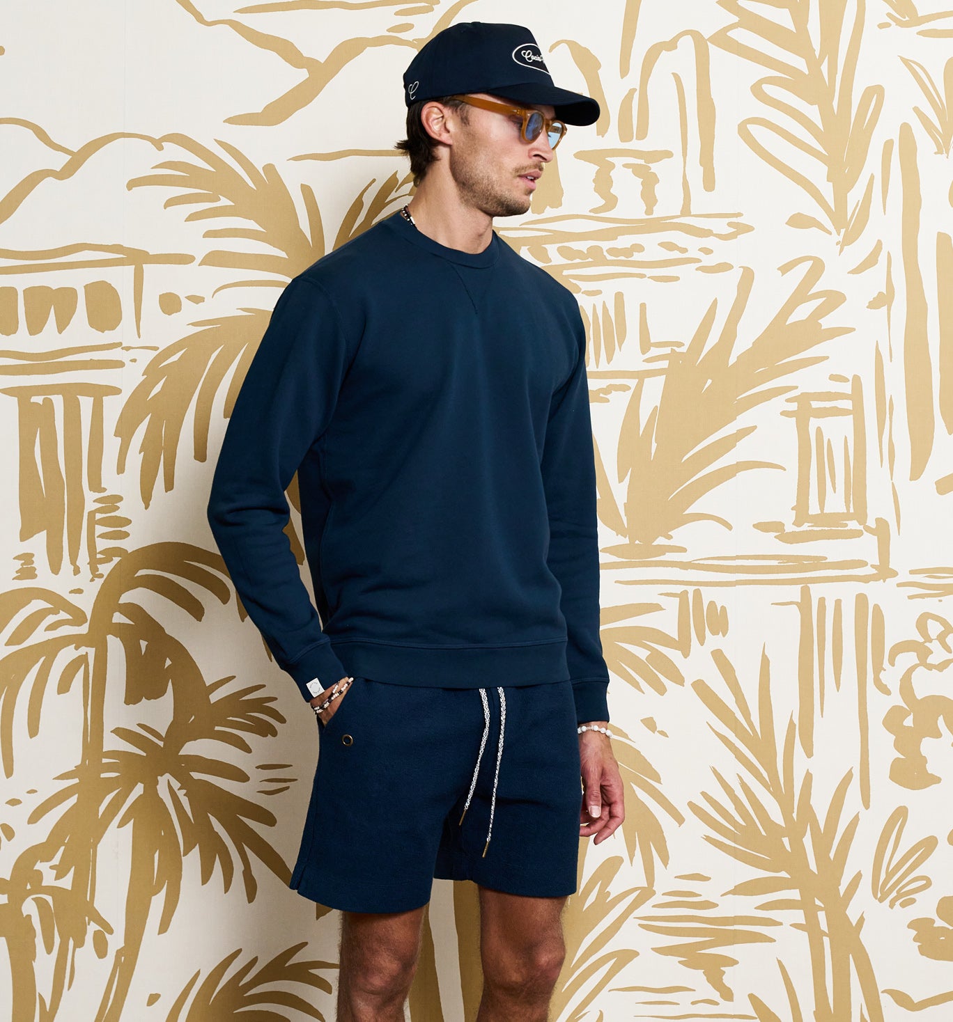 Organic Cotton Crew Sweatshirt Marina