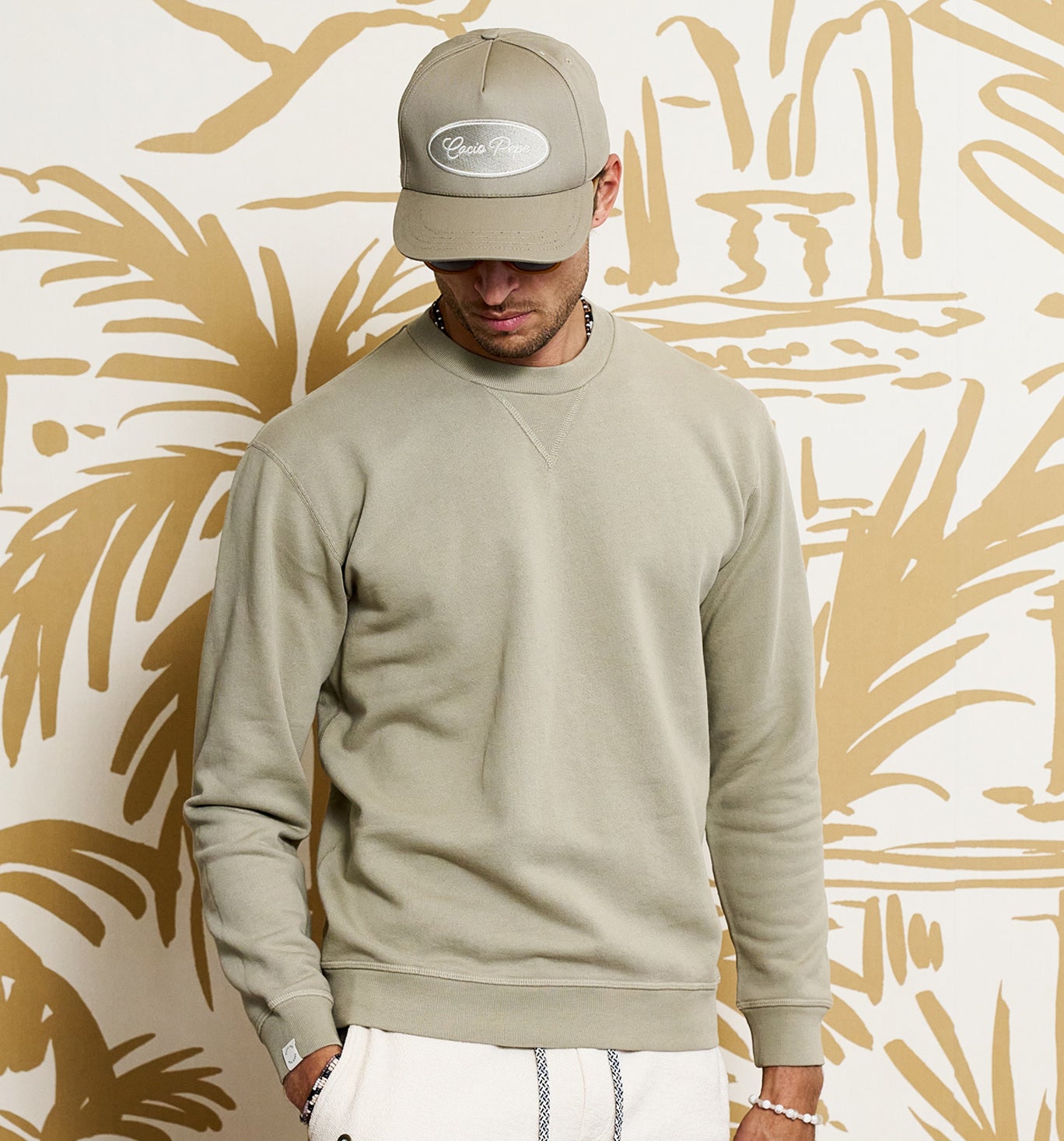Organic Cotton Crew Sweatshirt Honey