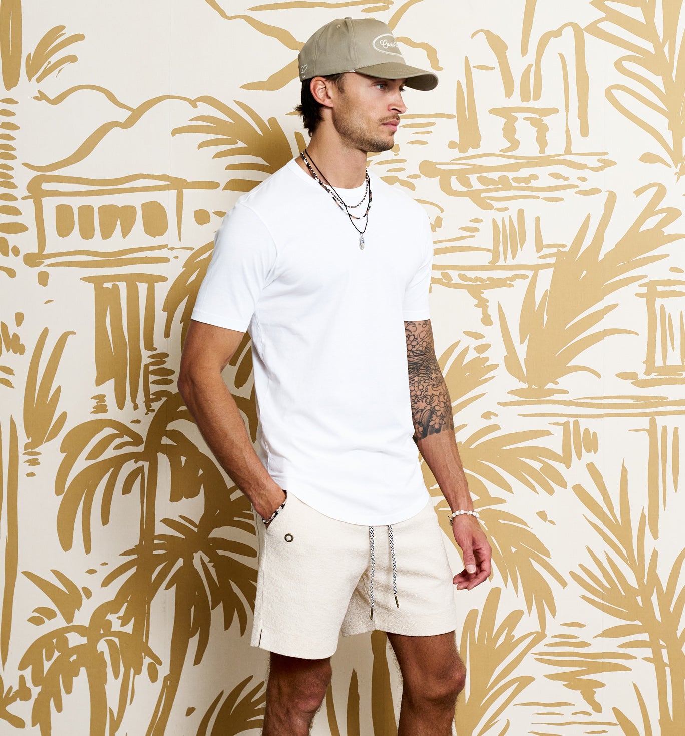 Organic Cotton Camisa Crew White