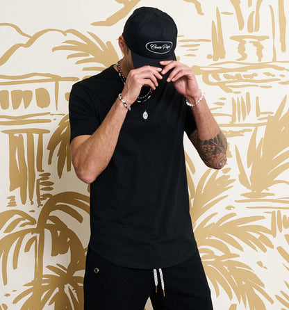 Organic Cotton Camisa Crew Black