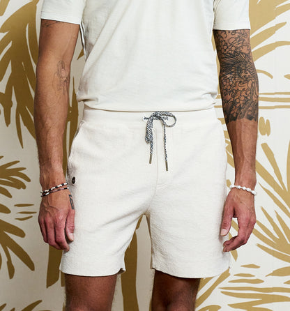 Organic Cotton Reverso Terry Short Pasta