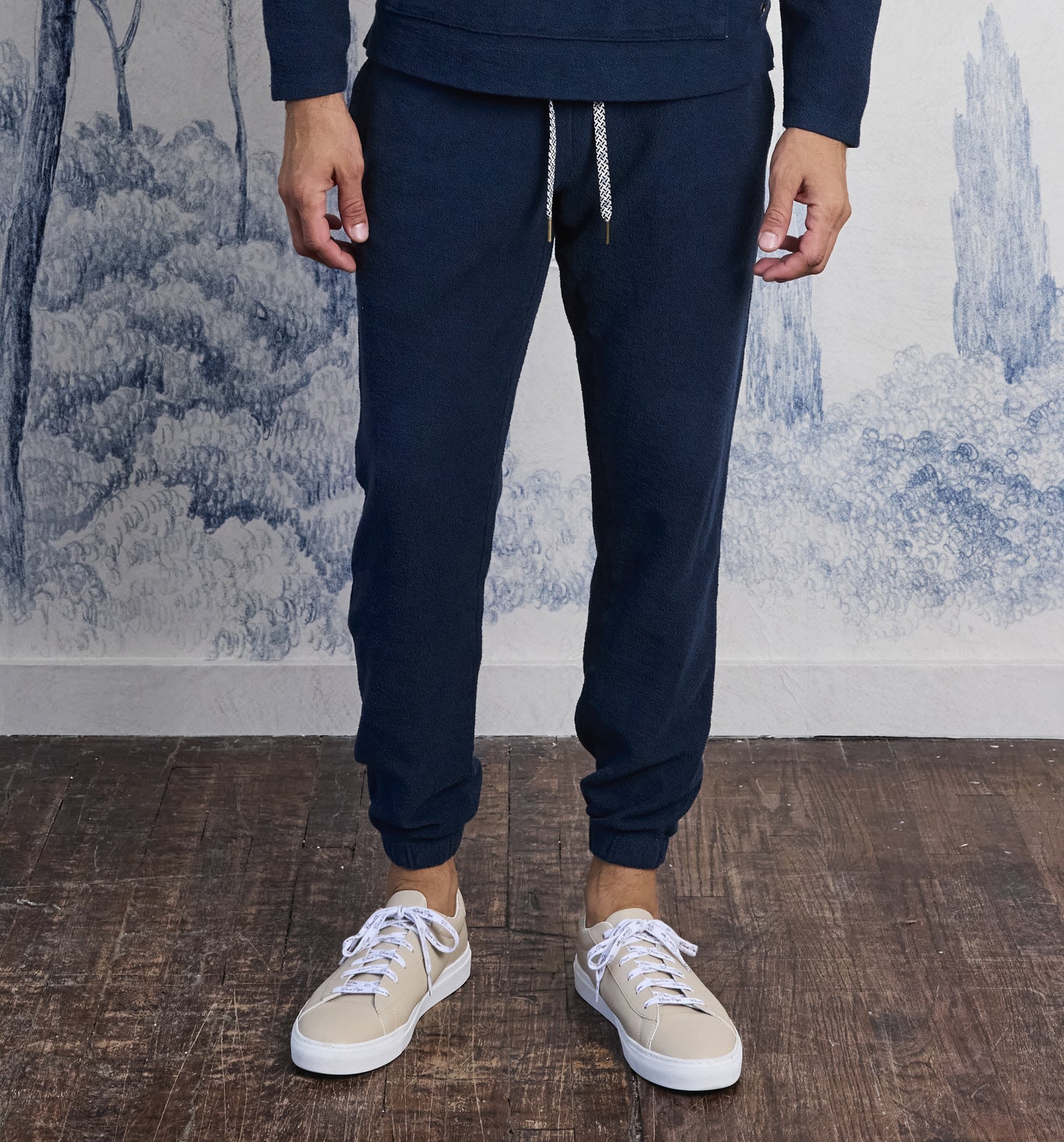 Organic Cotton Reverso Terry Sweatpant Marina