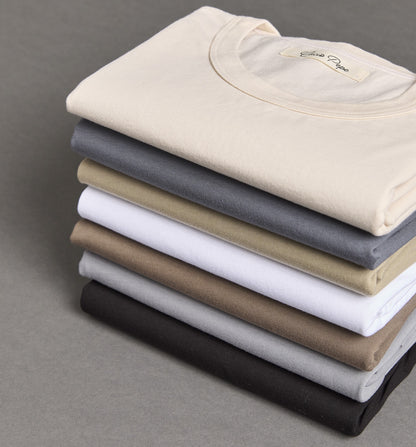 Organic Cotton Camisa Crew Bronzo