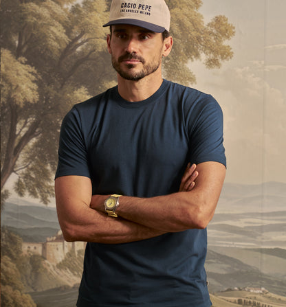 Organic Cotton Classico Crew Marina