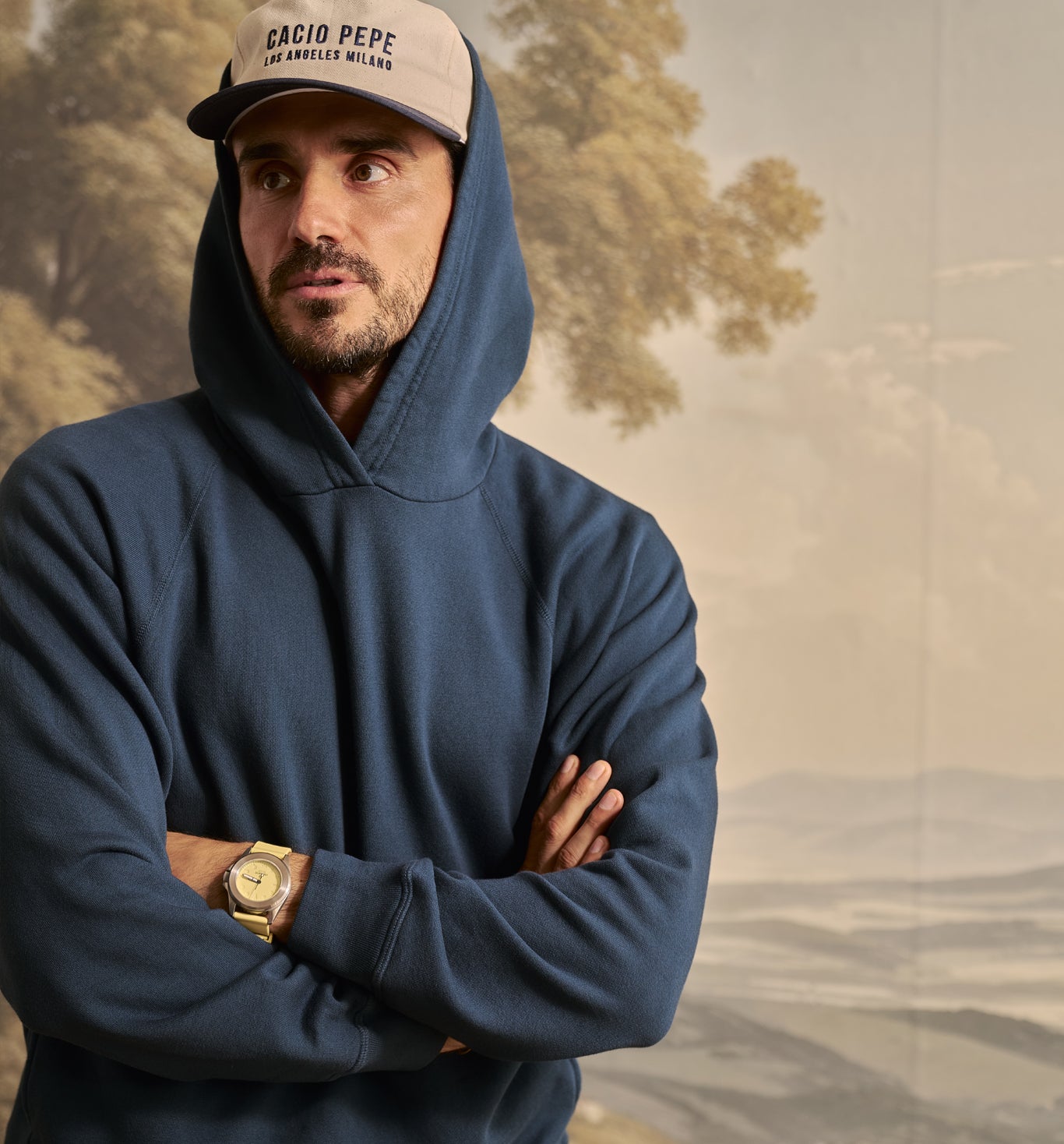 Organic Cotton Raglan Hoody Marina