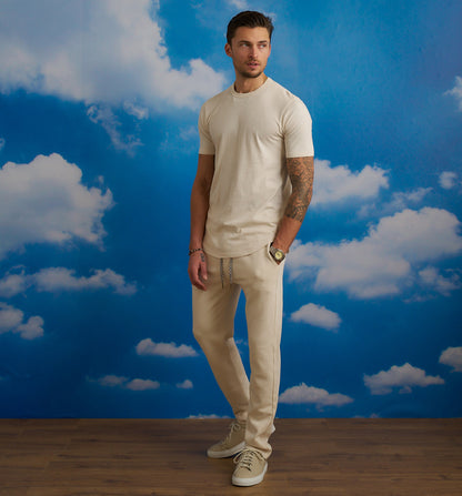 Organic Cotton Camisa Crew Pasta