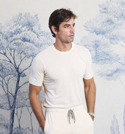 Organic Hemp Cotton Camisa Crew Pasta