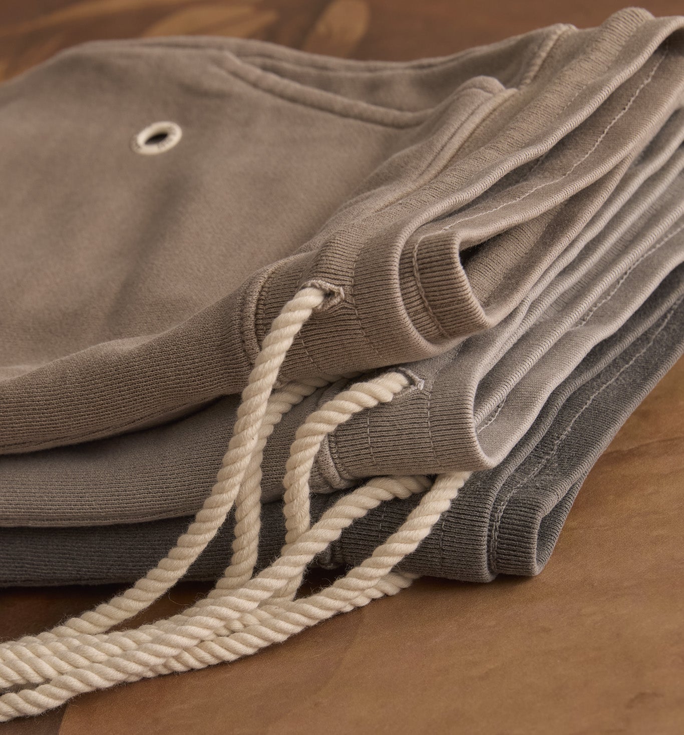 Organic Cotton Patina Sweatshort Faded Black
