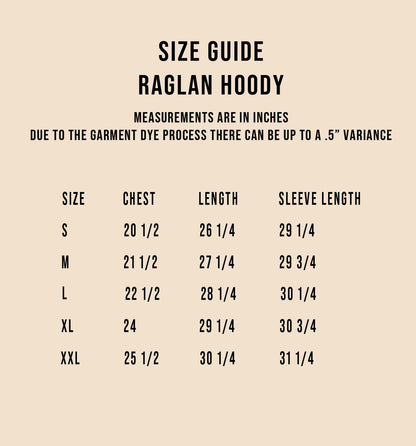 Organic Cotton Raglan Hoody Marina