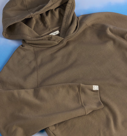 Organic Cotton Raglan Hoody Bronzo
