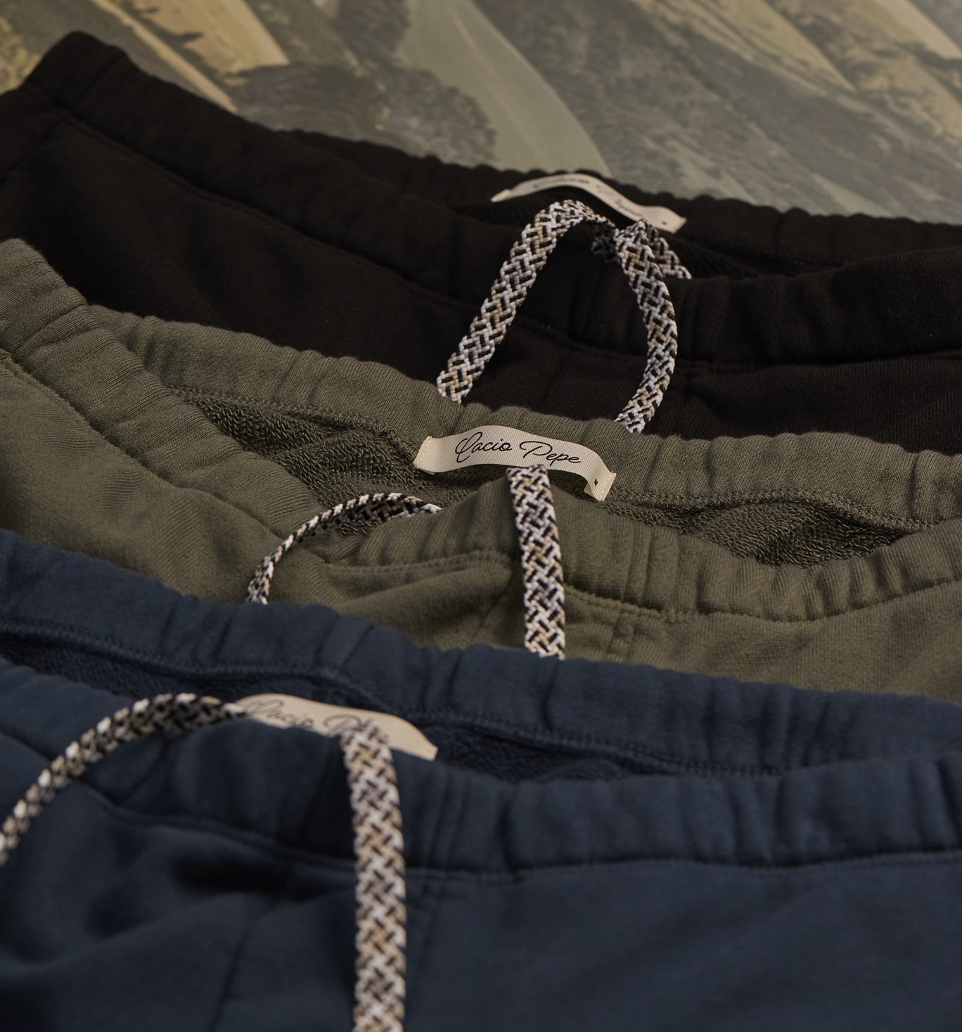 Organic Cotton Chino Sweatpant Black