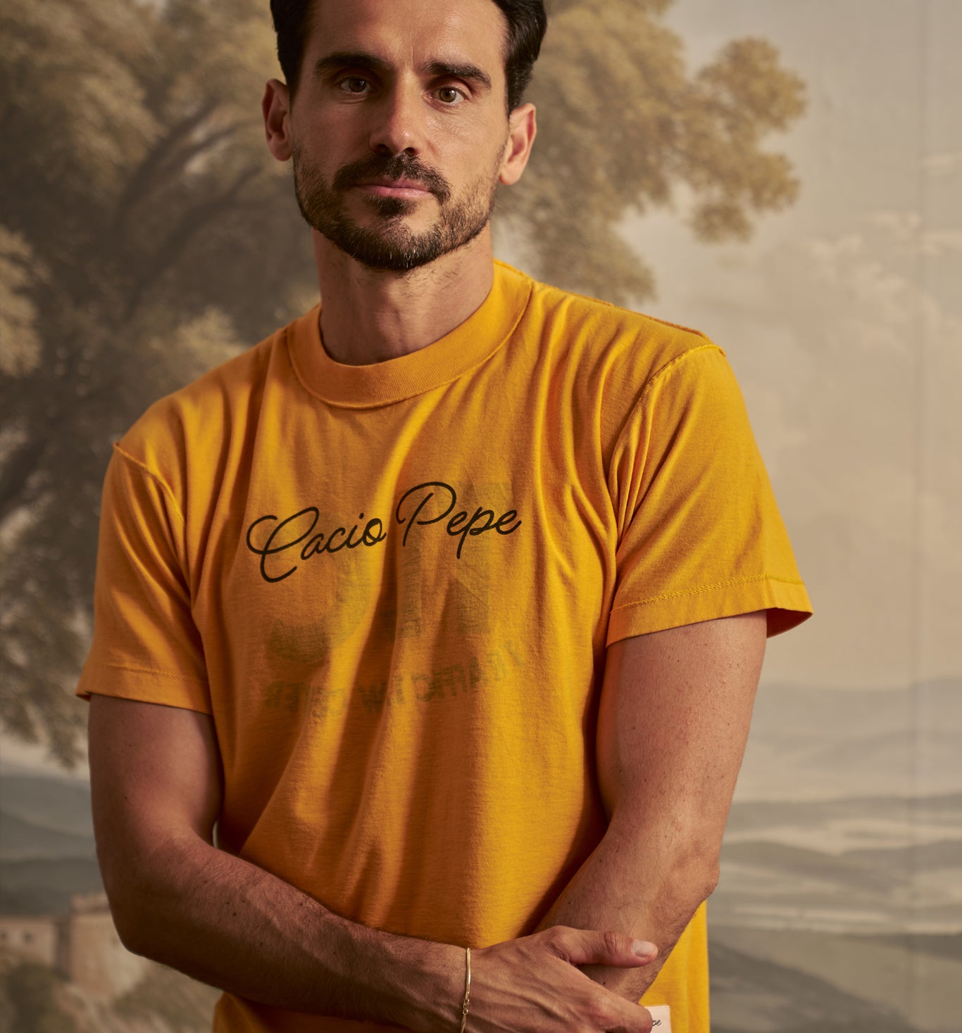 Vintage Logo Tee Gold