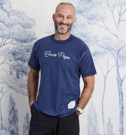 Overdyed Vintage Logo Tee Navy