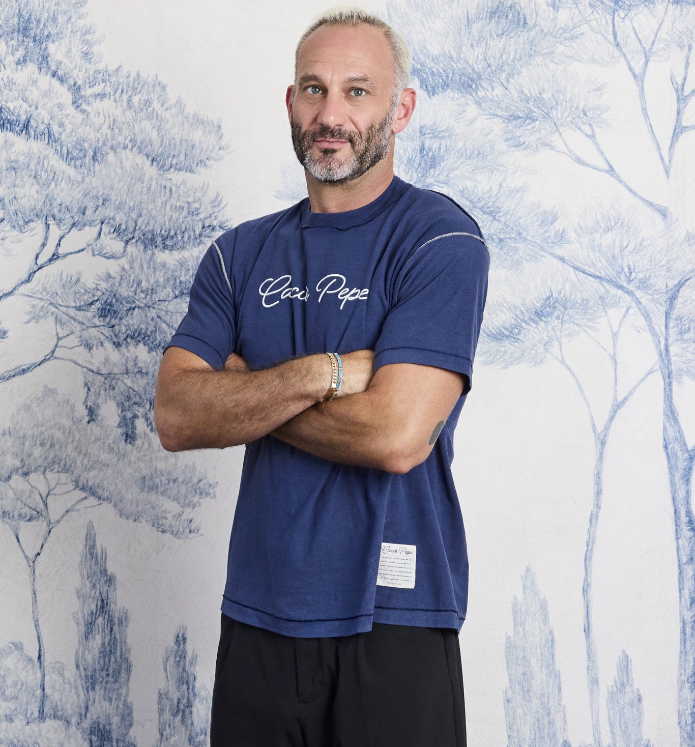 Overdyed Vintage Logo Tee Navy