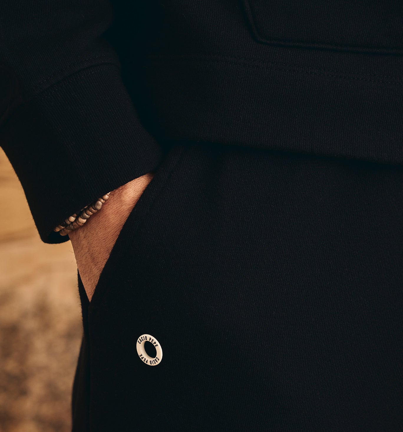 Organic Cotton Jogger Black