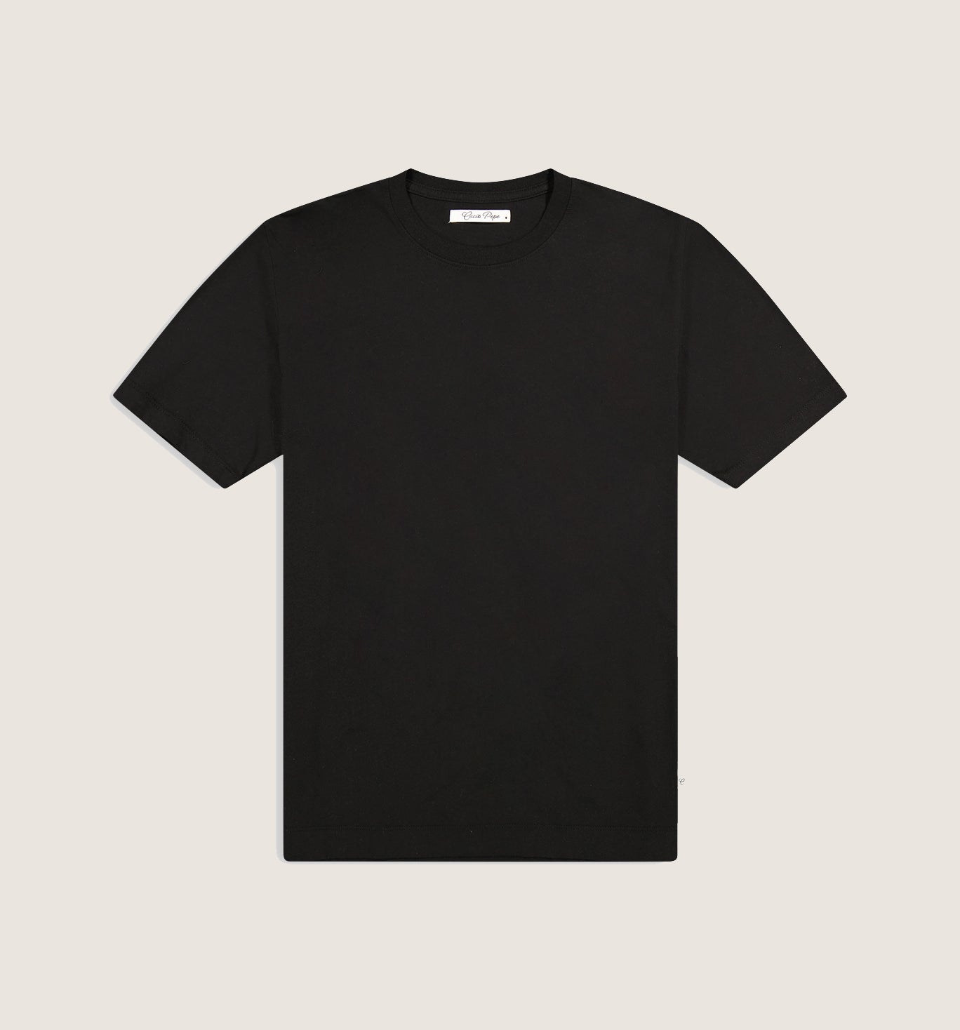 Organic Cotton Classico Crew Black