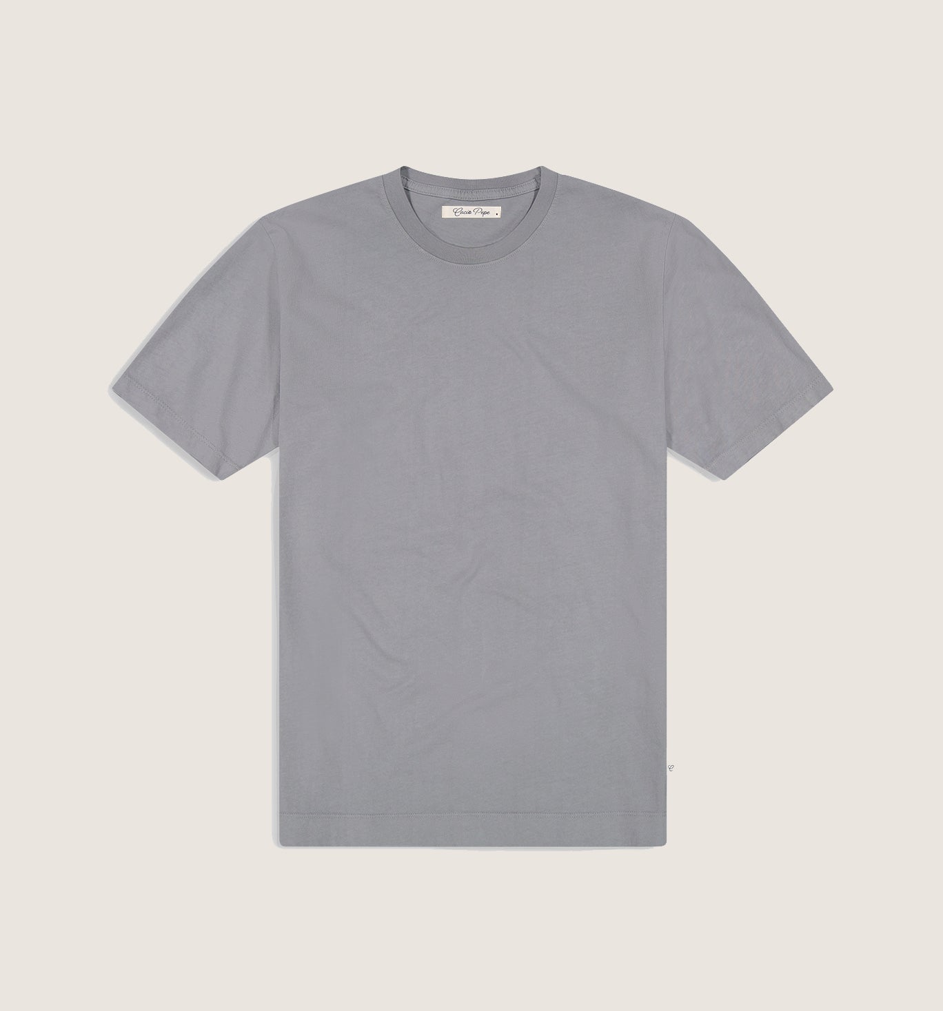 Organic Cotton Classico Crew Slate