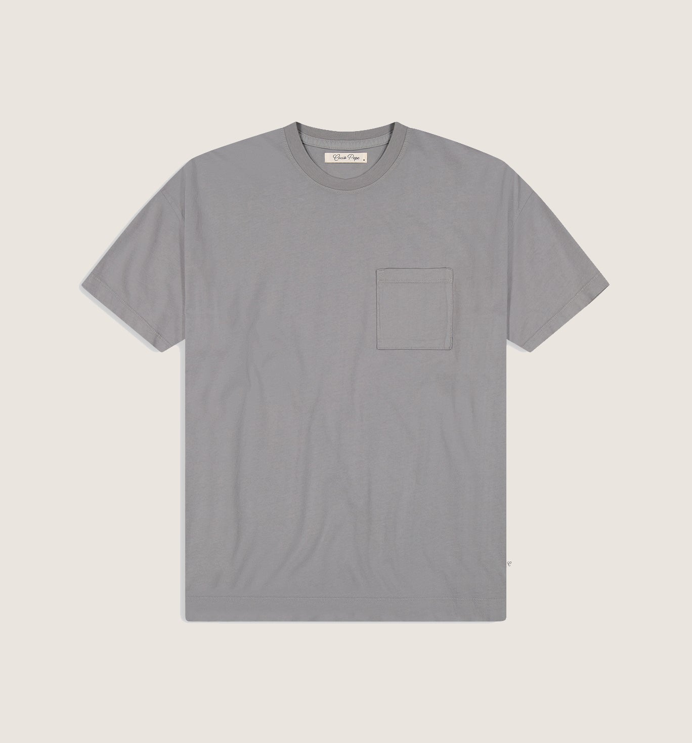 Organic Cotton 89 Pkt Crew Slate