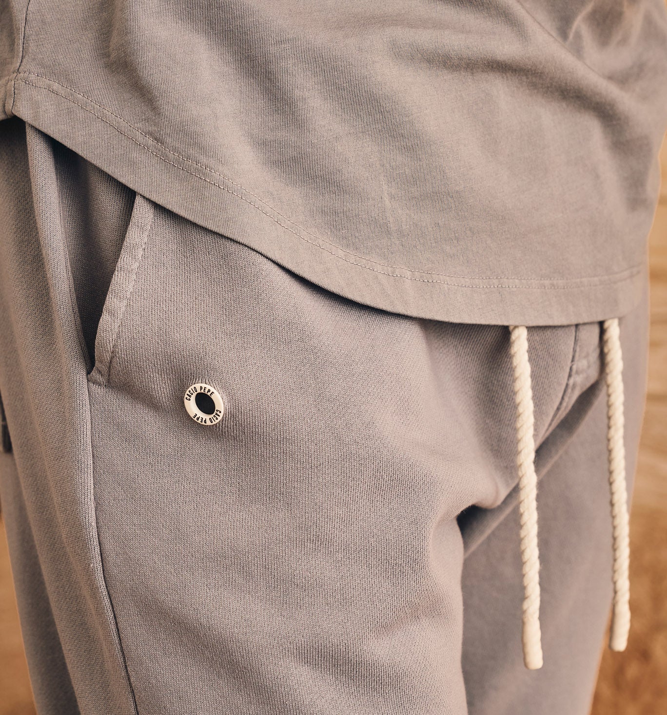 Organic Cotton Camisa Crew Slate
