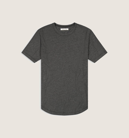 Recycled Poly Blend Camisa Crew Black