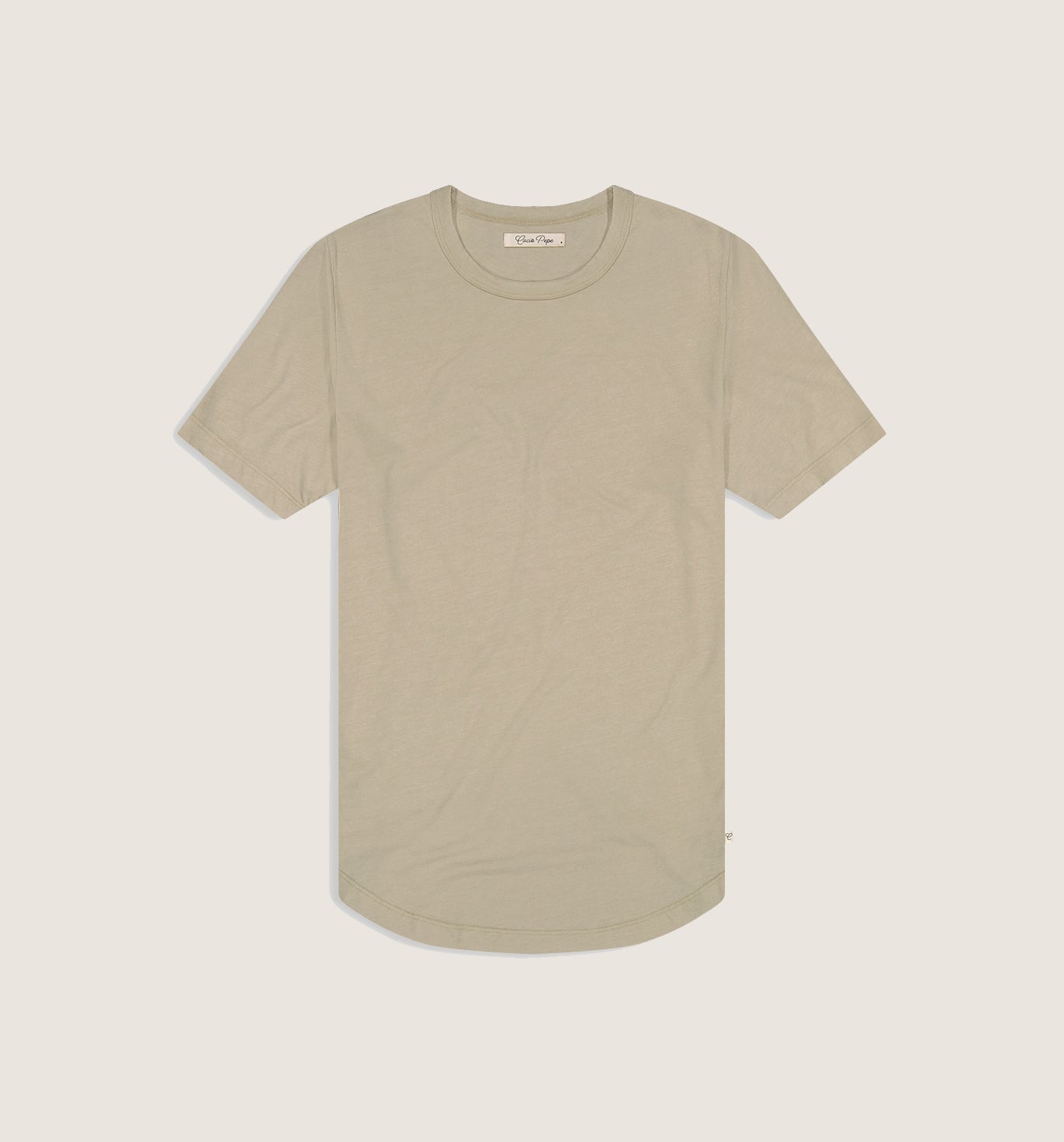 Recycled Poly Blend Camisa Crew Honey