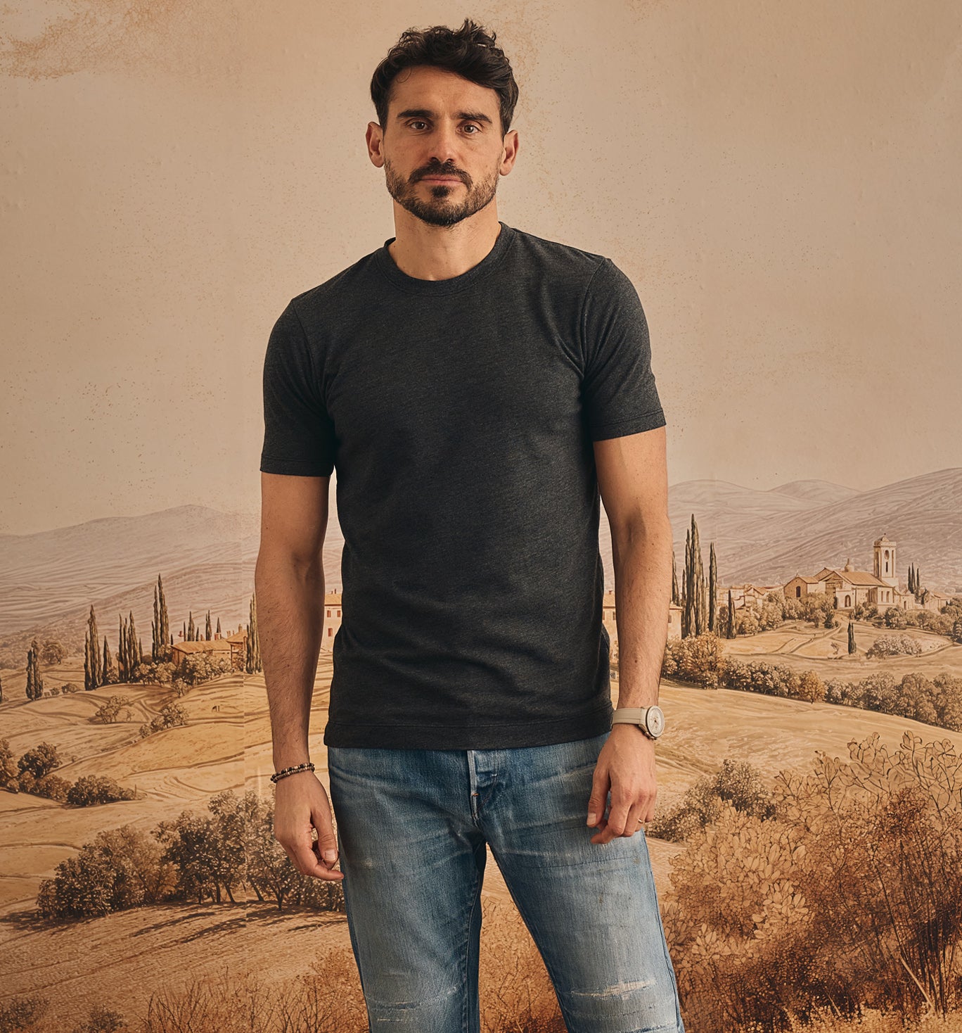 Recycled Poly Blend Classico Crew Black