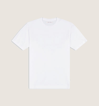 Recycled Poly Blend Classico Crew White