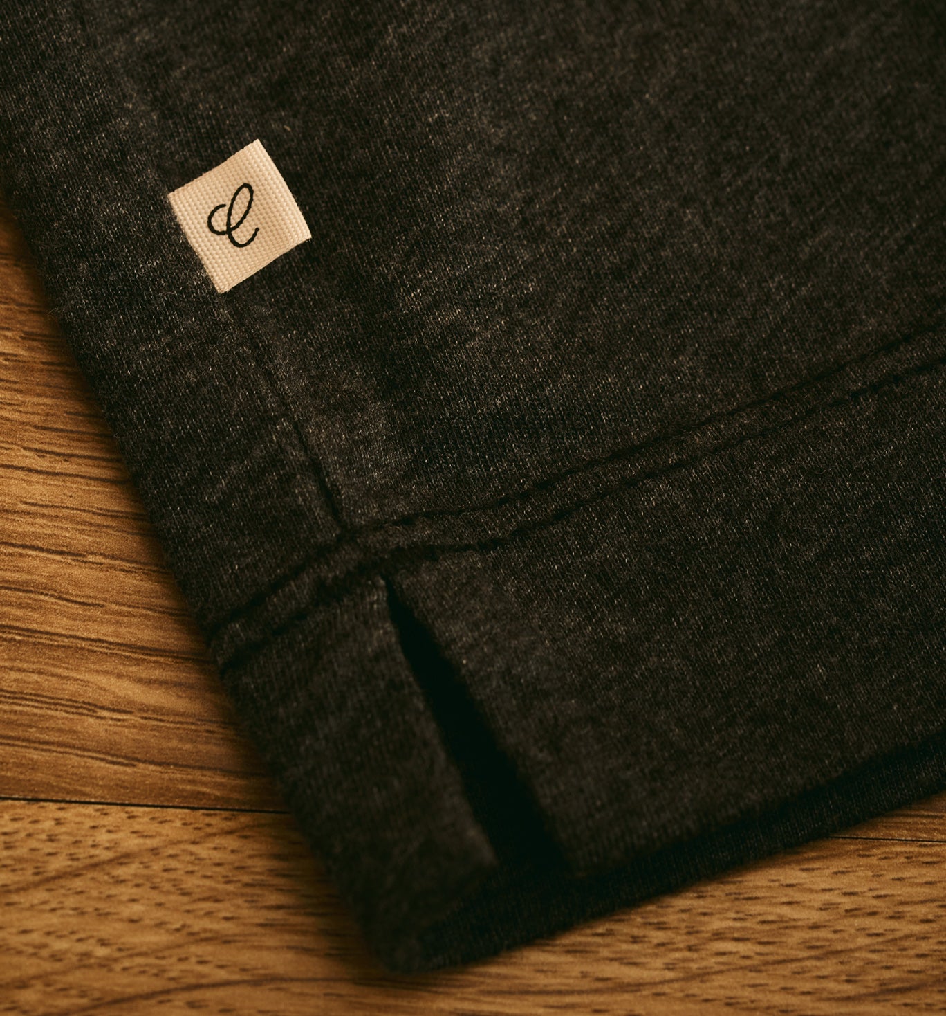 Recycled Poly Blend Classico Crew Black