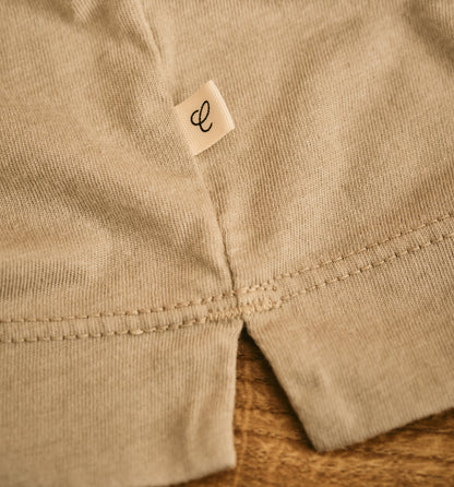 Recycled Poly Blend Classico Crew Honey