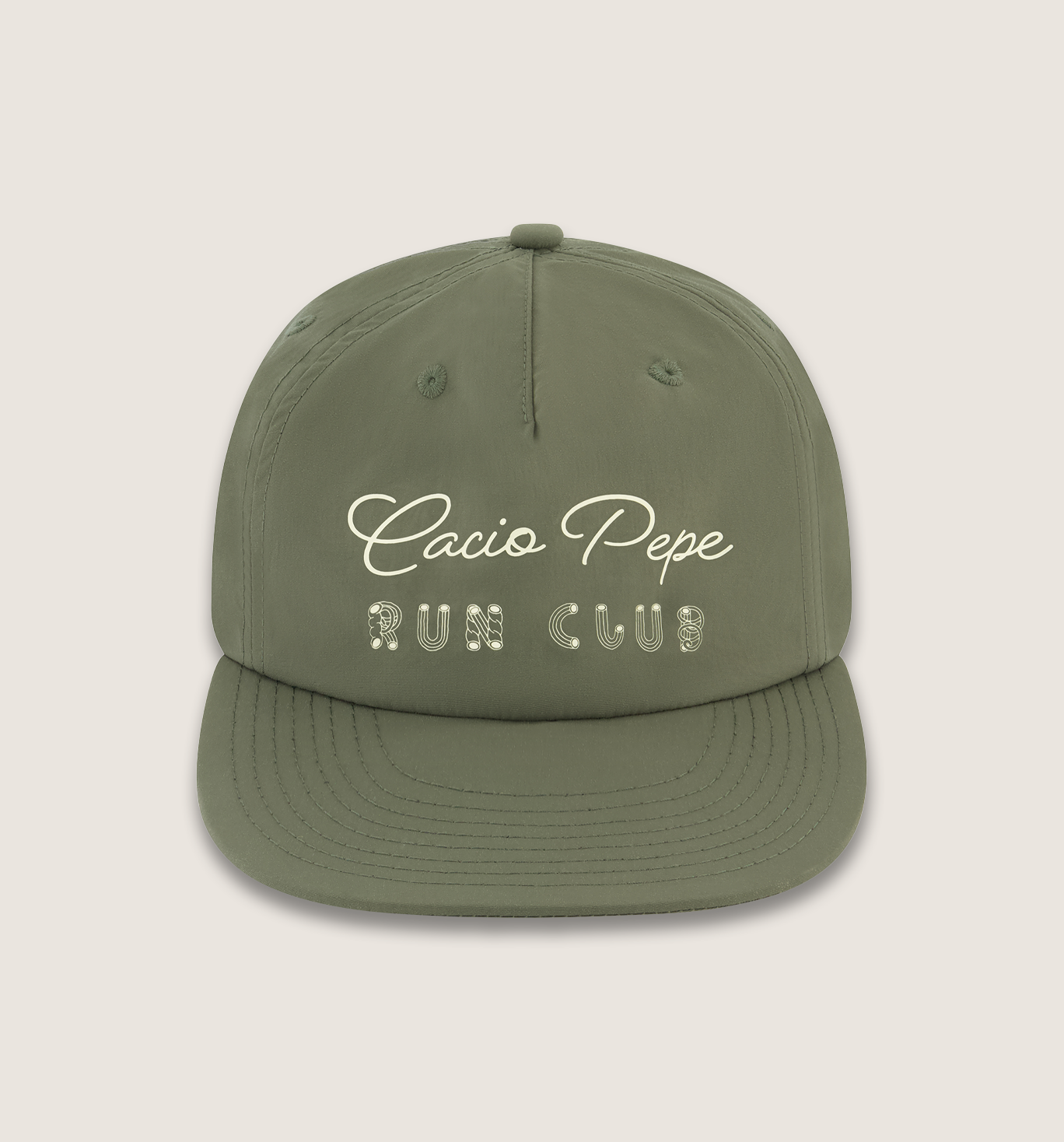 Cacio Pepe Run Club Hat Olivo