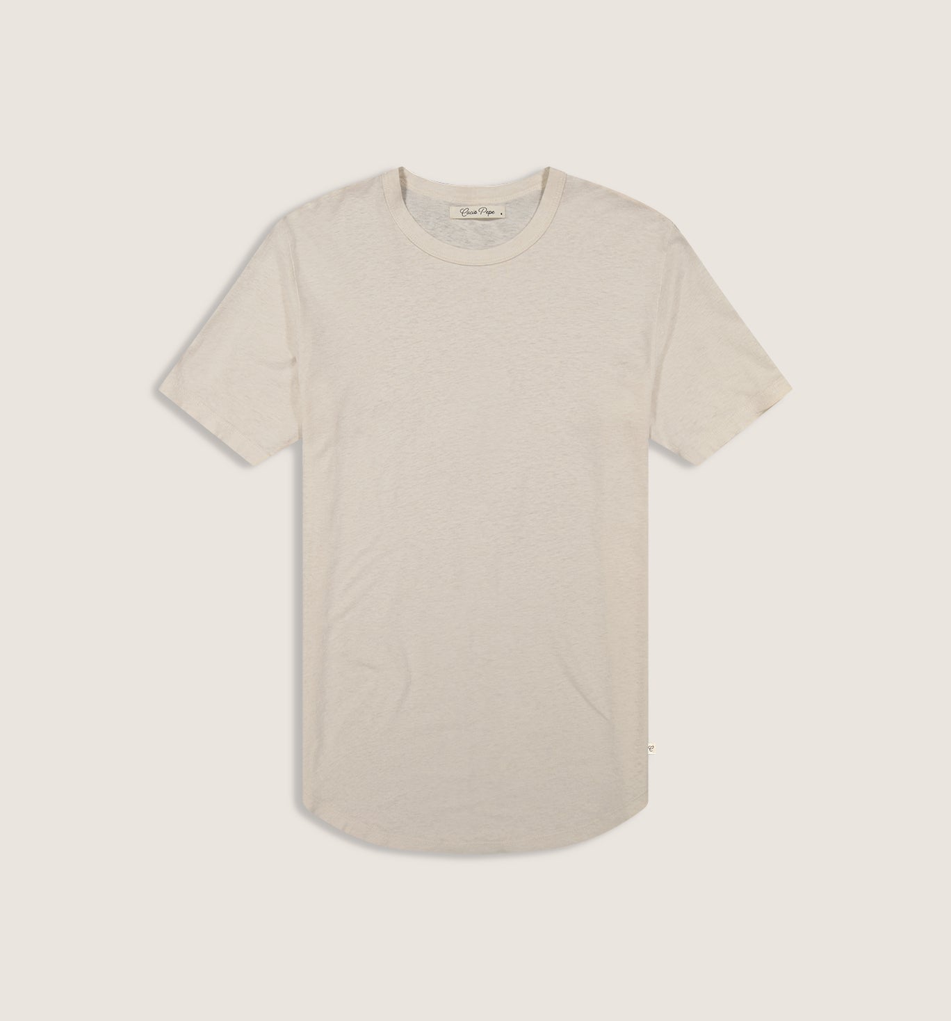 Organic Hemp Cotton Camisa Crew Pasta